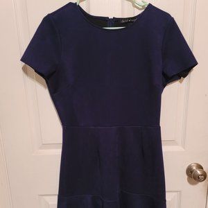 Derek Heart blue Faux Suede Dress